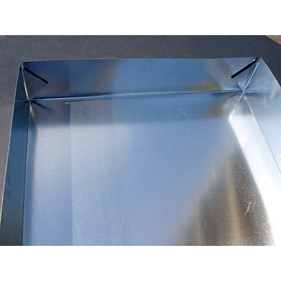 LAMIERA ZINCATA PIEGATA per tetti 10 favi