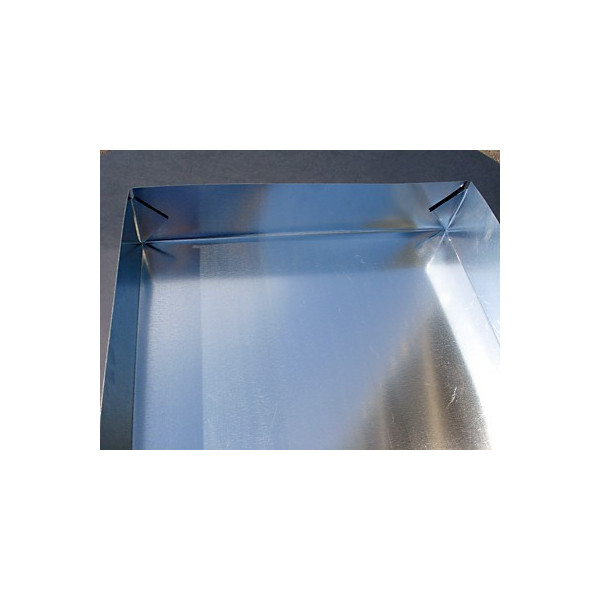 Lamiera zincata a 4 pieghe per coperchio Dadant 'STANDARD' 12 favi