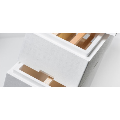 ARNIA POLISTIROLO CON NUTRITORE per fecondazione regine