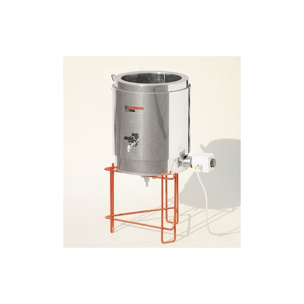 Fusore per cera, doppia parete e rivestimento, inox, 70 lt