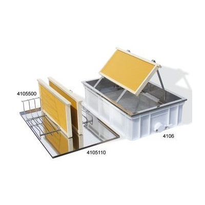 COPERCHIO INOX,per banco da tavolo