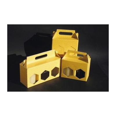 SCATOLA DA REGALO PER 3 VASETTI DA 500 GR. 