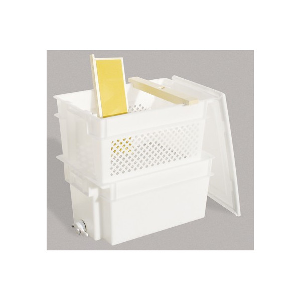 Banco per disopercolare a Doppia Vasca in plastica alimentare "ECO"