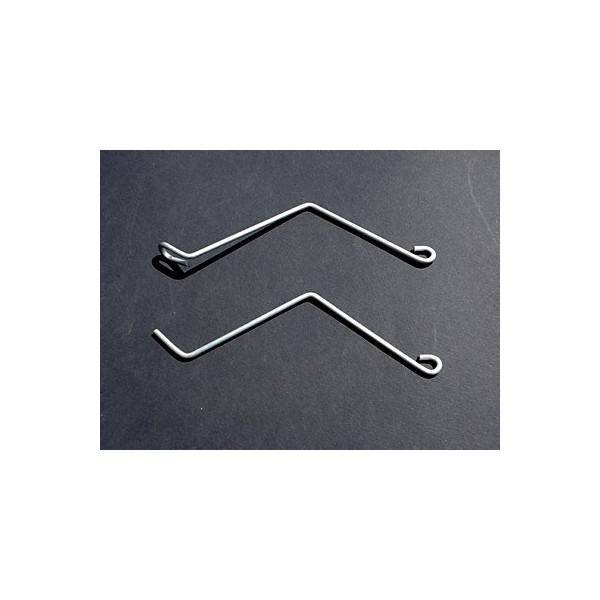 GANCIO A MOLLA – Gancio a filo con 2 asole