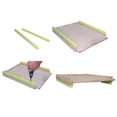 PIEDE IN PLASTICA PER FONDI IN LEGNO