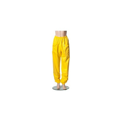 Pantalone da apicoltore in tela di cotone giallo