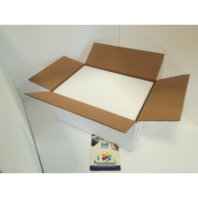 Scatola polistirolo trasporto vasi miele 8 x 250 gr