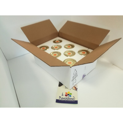 Scatola polistirolo trasporto vasi miele 8 x 250 gr