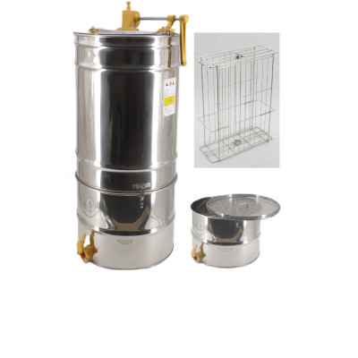 SMELATORE TANGENZIALE KIT inox per 4 favi da melario o 2 da nido