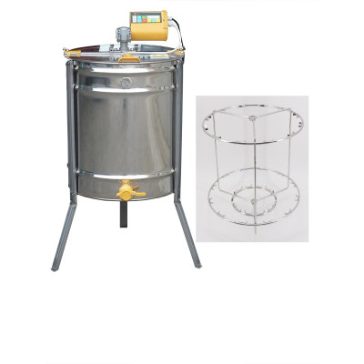 SMELATORE da 12/3 favi cestello inox motorizzato elettronico