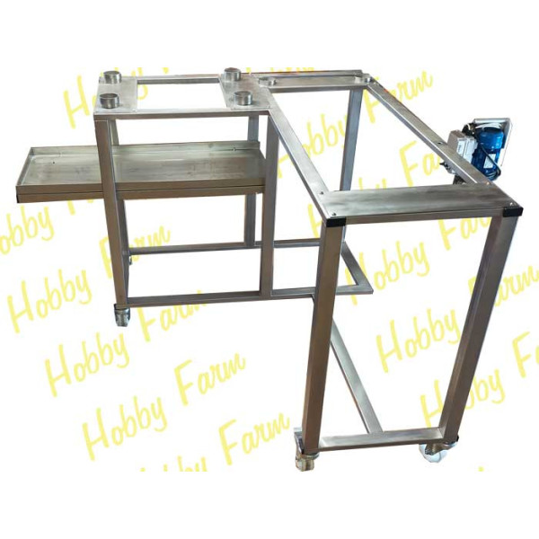 Macchina pulizia polline : Tavolo inox