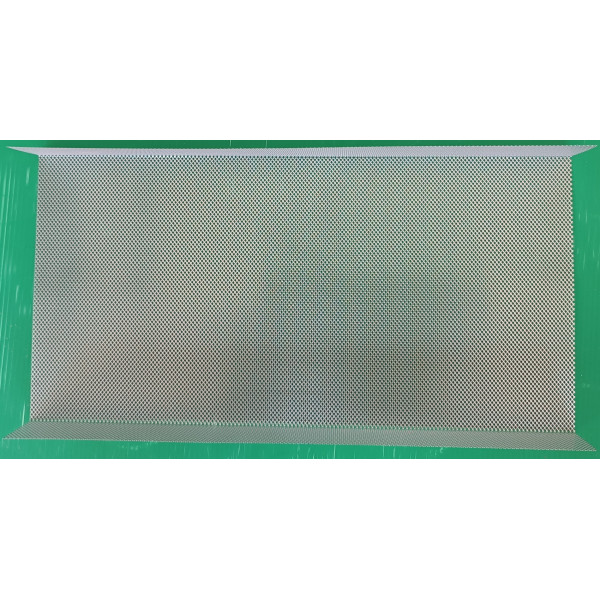 Rete cassetto Polline inox piegata a C