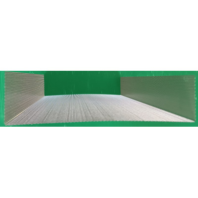 Rete cassetto Polline inox piegata a C