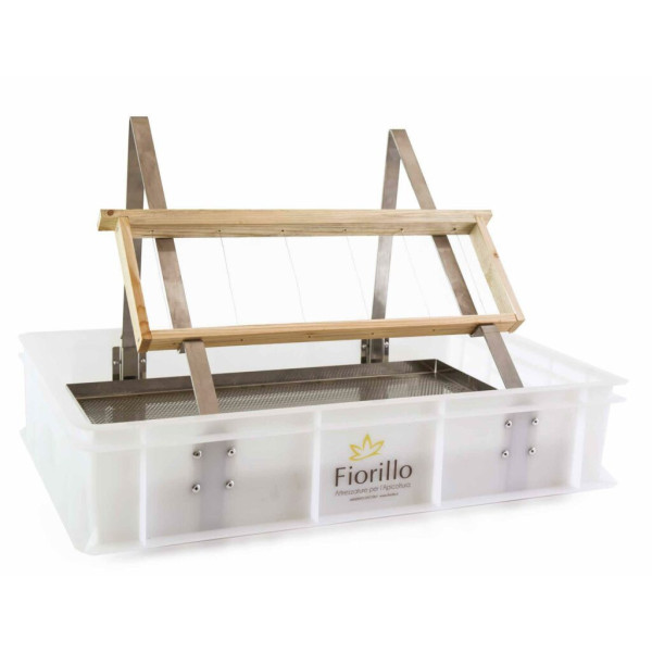 Banco disopercolatore da tavolo (BUDGET), vasca in plastica alimentare 600x400x130 mm