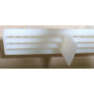 Placca raccolta polline Metalori 360x27 MM con alette